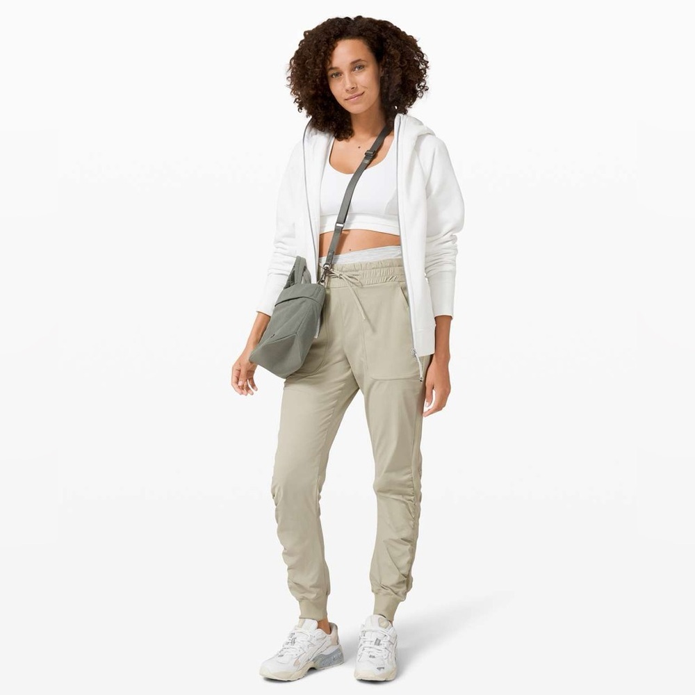 Lululemon Beyond The Studio Joggers Pants Size 8 Tan Light Sage